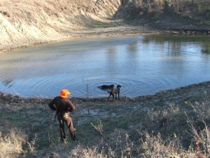 Break Time Taking a quick break during a hot hunt